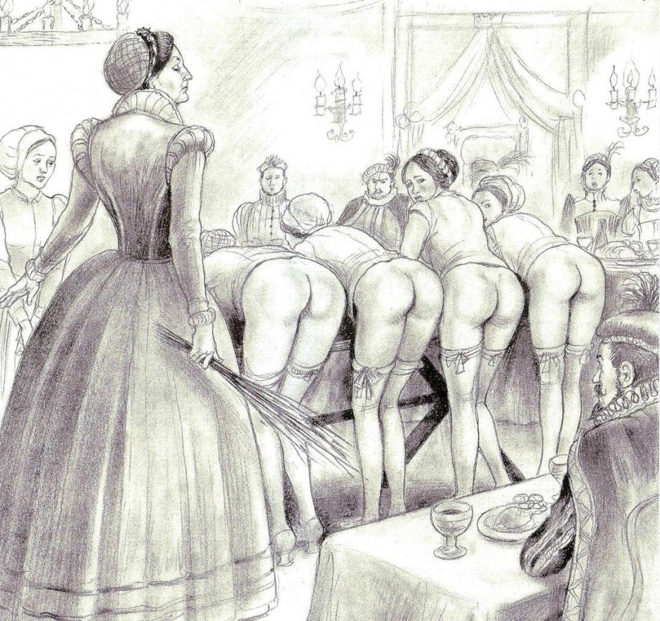Erotic patterns of flogging