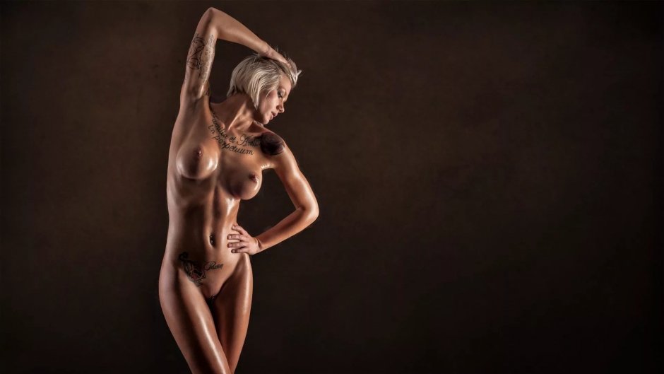Beautiful naked female body