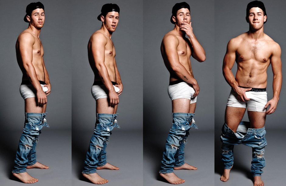 Nick Jonas photo shoot Kelvin Klein