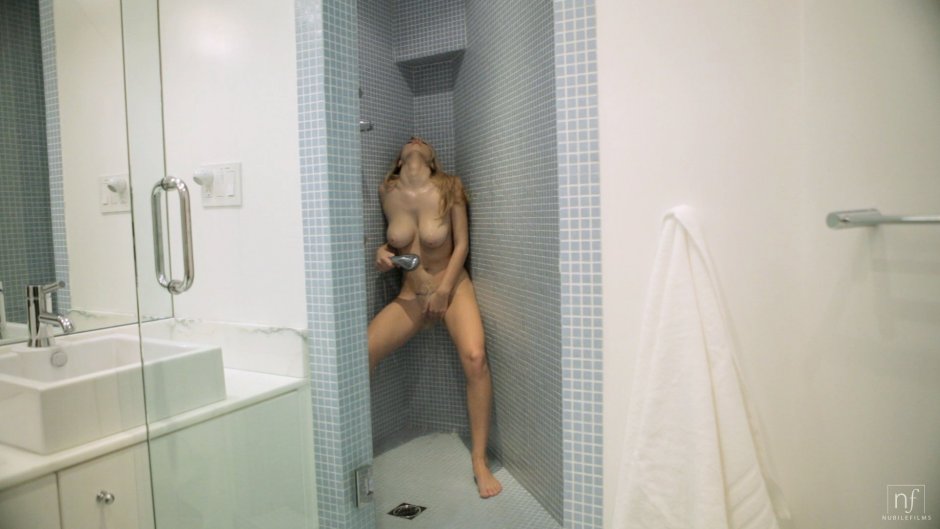 Peeping in a female shower