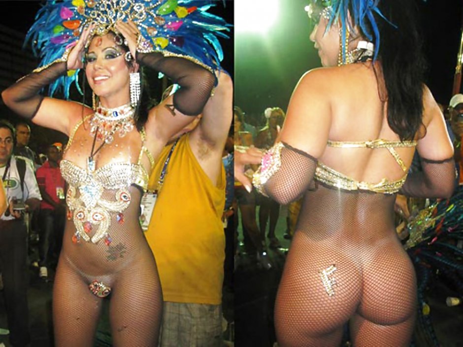 Brazilian carnival without panties