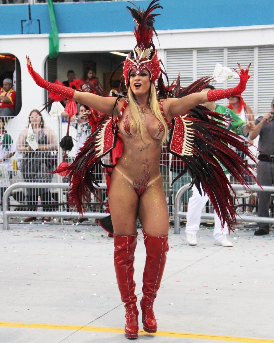 Naked Brazilians at the festival