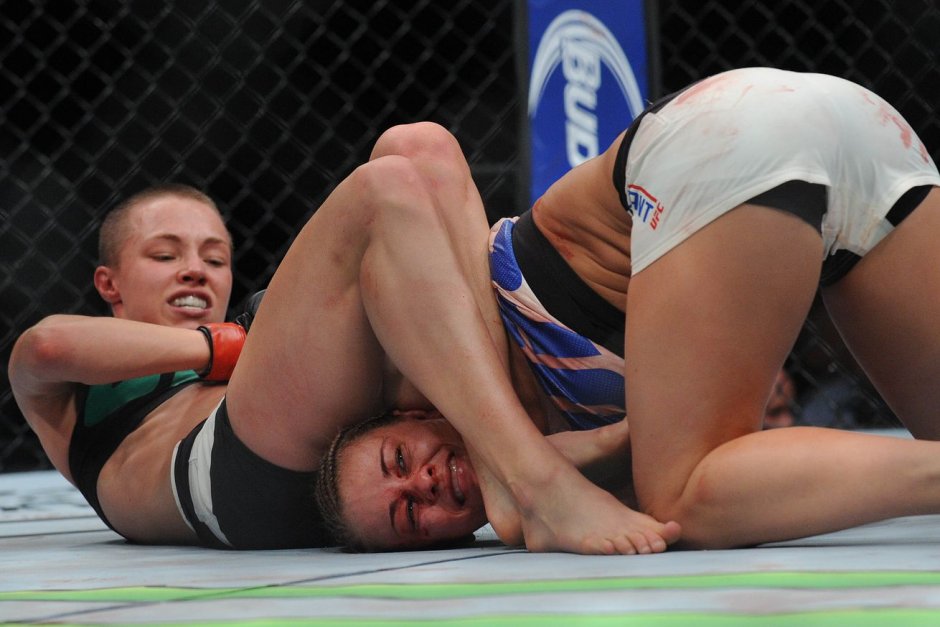 Mixed struggle of a man