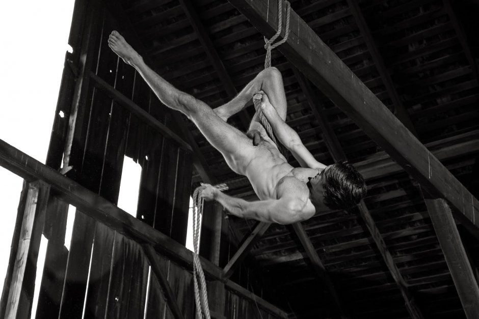 Acrobatics naked