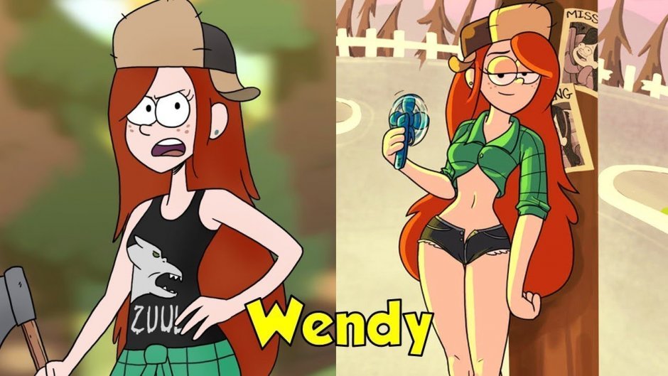 Gravity Falls Wendy in a swimsuit