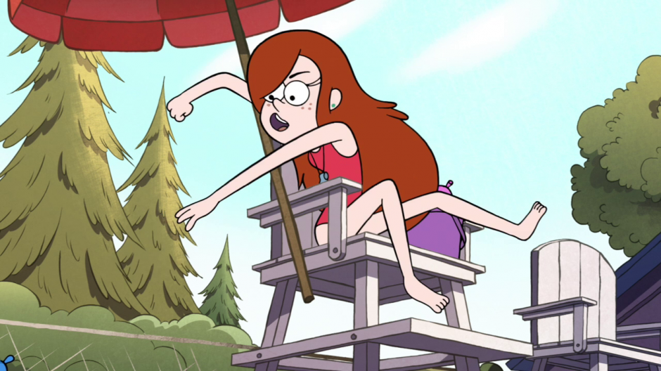 Gravity Falls Wendy in a bra