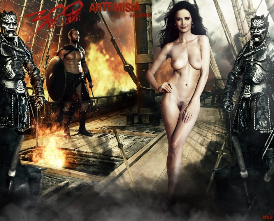 Naked Eva Green in the film 300 Spartans