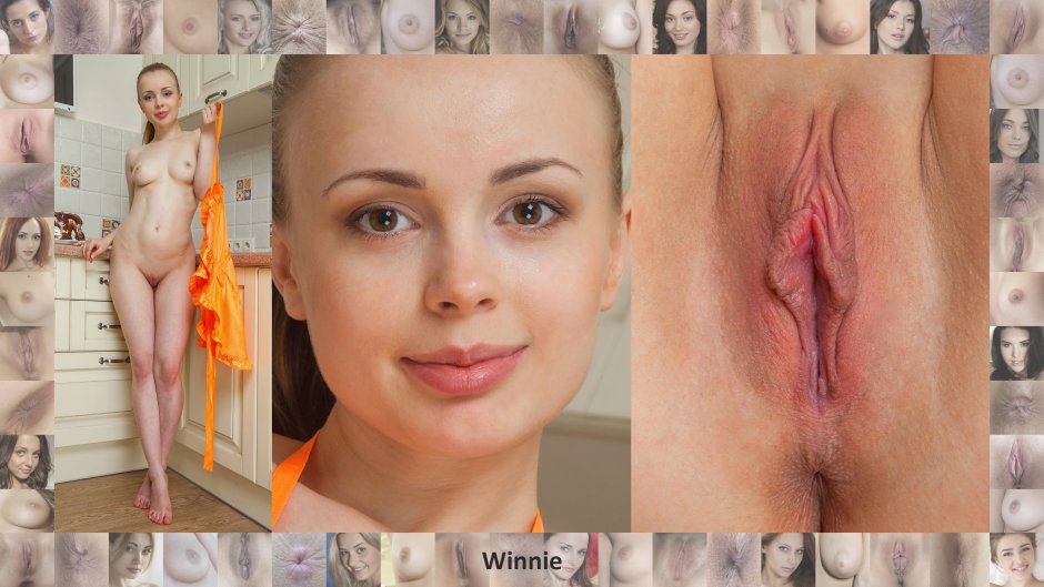 The face of a woman and her vagina