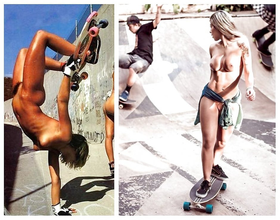 Girls on Skate Ass Pussy