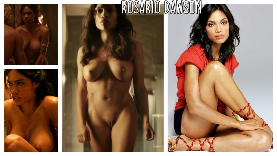 Rosario Dawson Naked in the bathroom