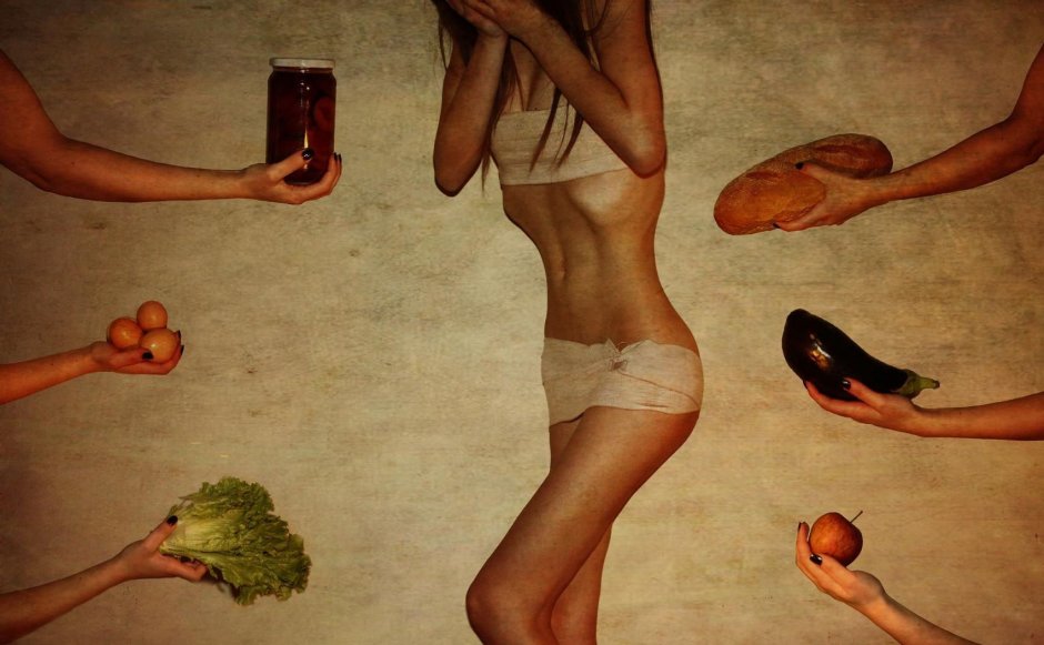 Wallpaper on the iPhone Anorexia