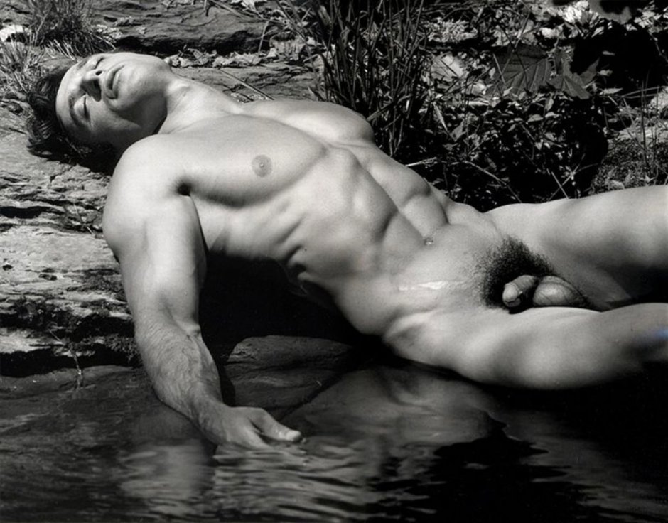 Nude Muscular Military Man Miroslav Marcek