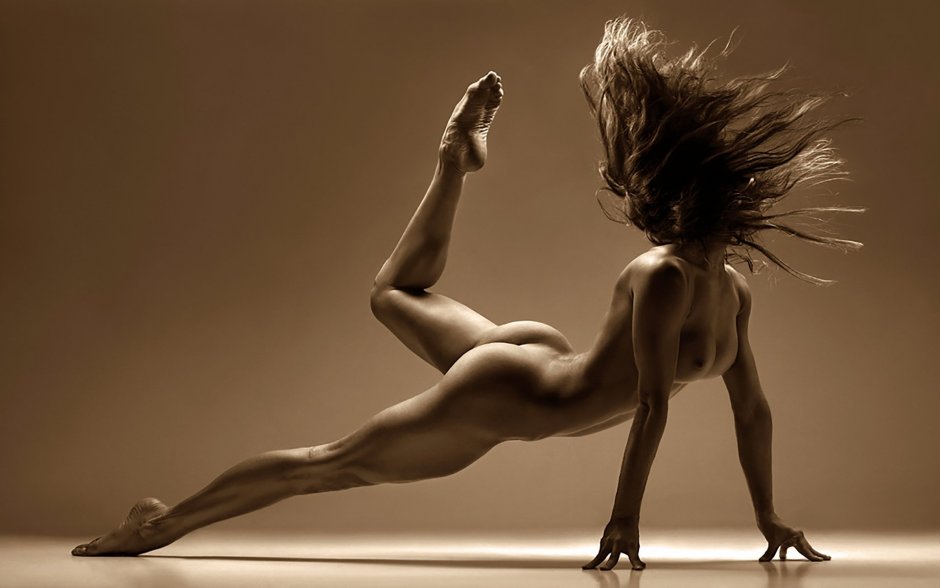 Beautiful naked female body