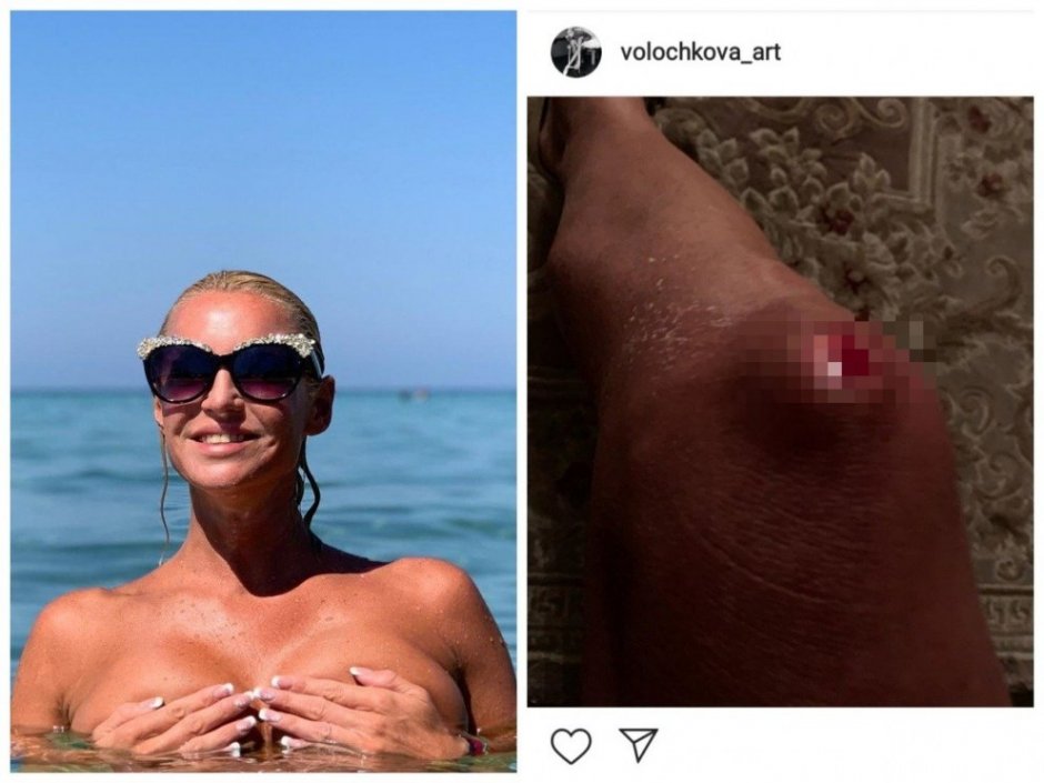 Volochkova naked on the beach photo