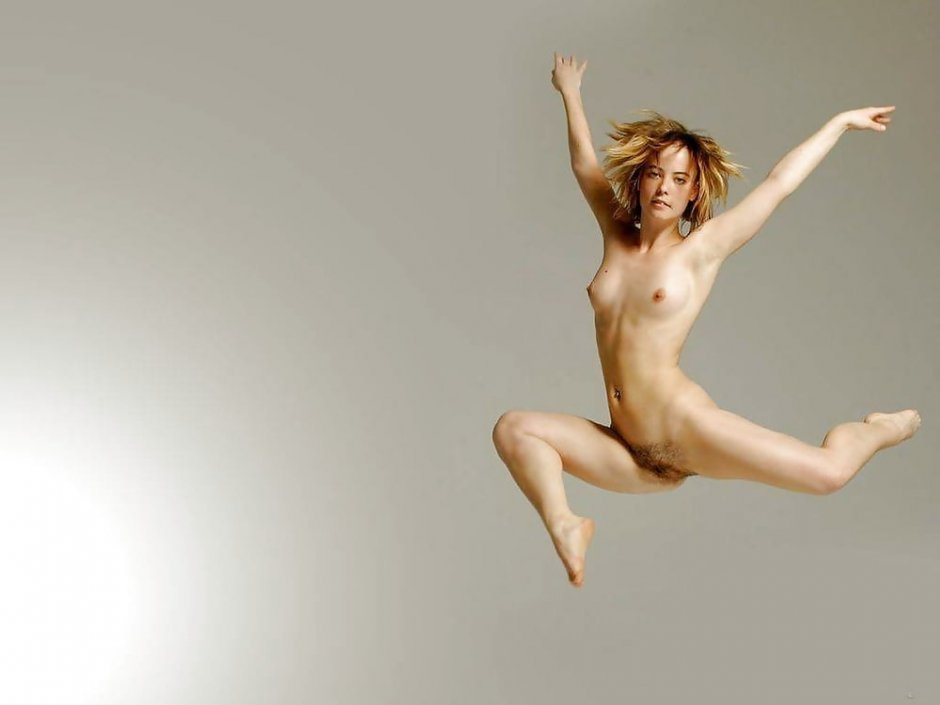 Naked beauties frolic