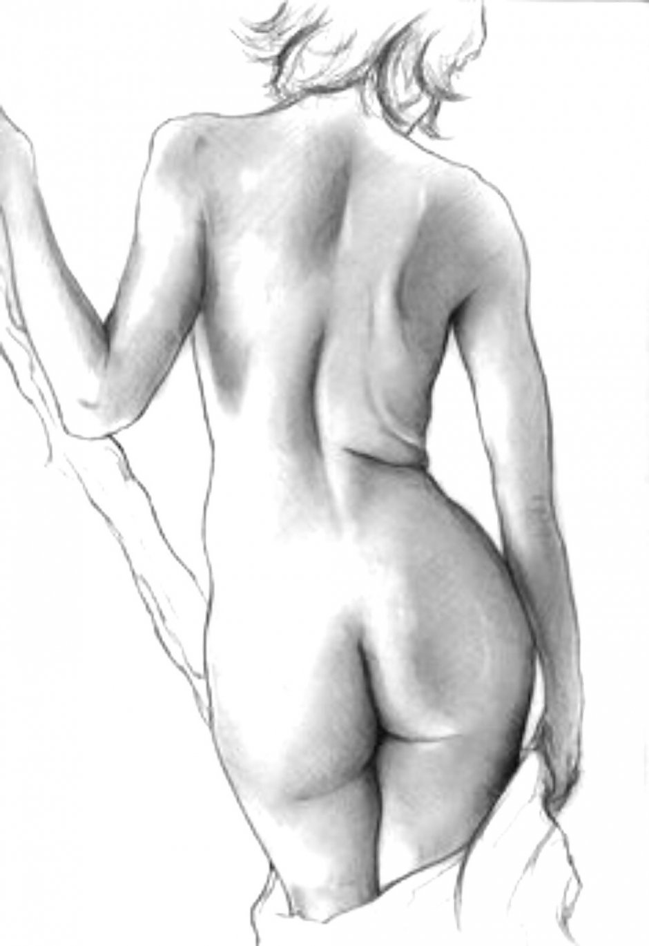 Drawings of naked girls