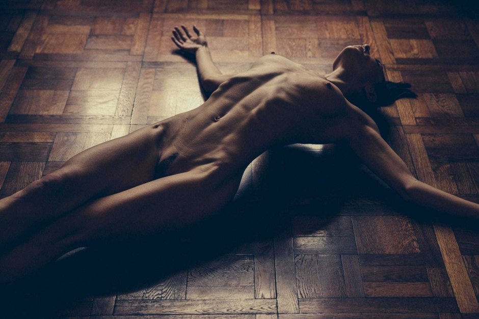 Fit Girl Abs Masturbate
