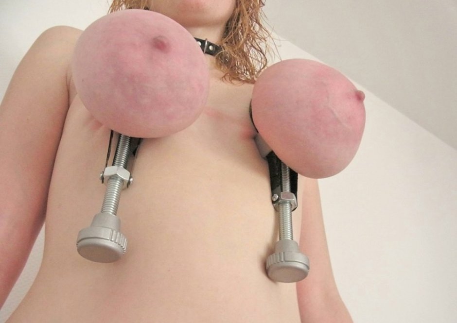 Piercing the chest BDSM