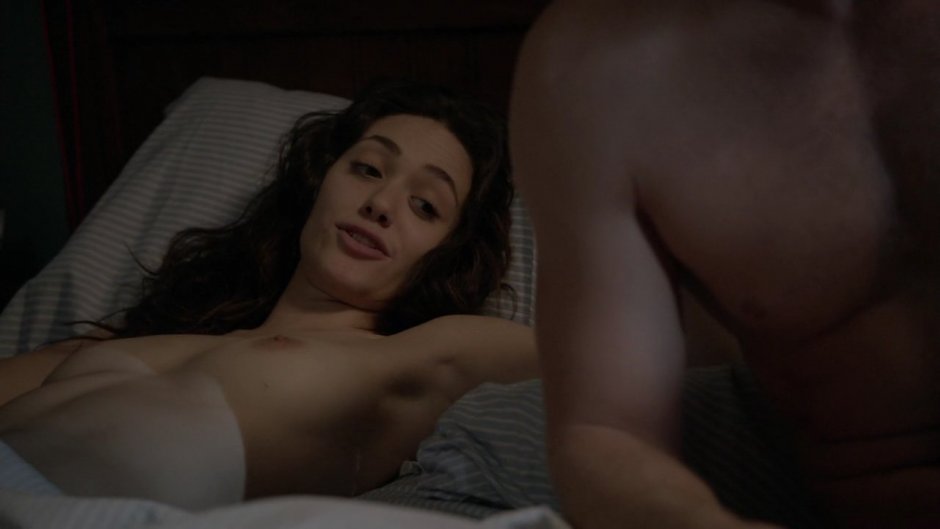 Emmy Rossum shameless naked boobs