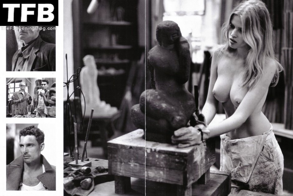 Lara Stone photo shoot nude