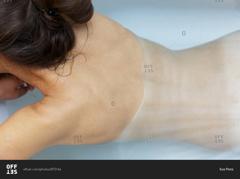 Stock photo Laying on Her Stomach Nu