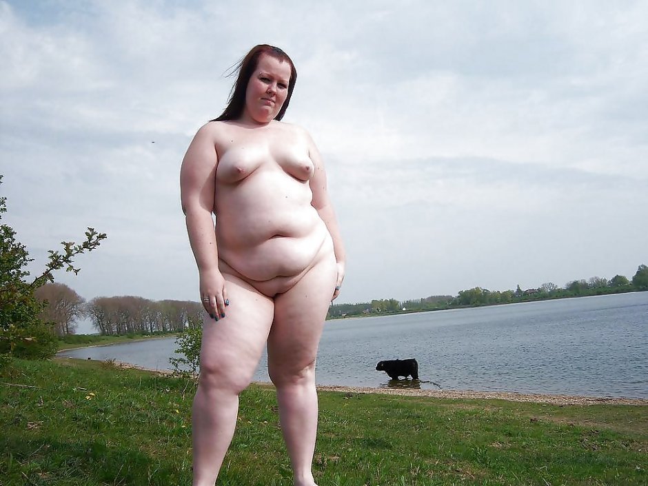 Photo of a fat naked man girl