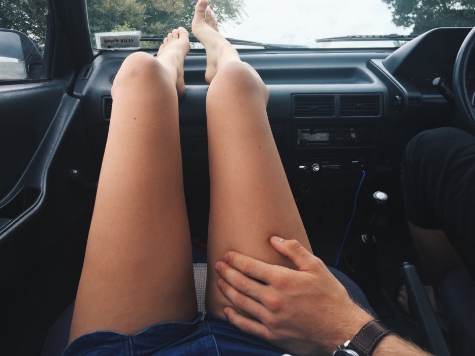 Lyashki in the car