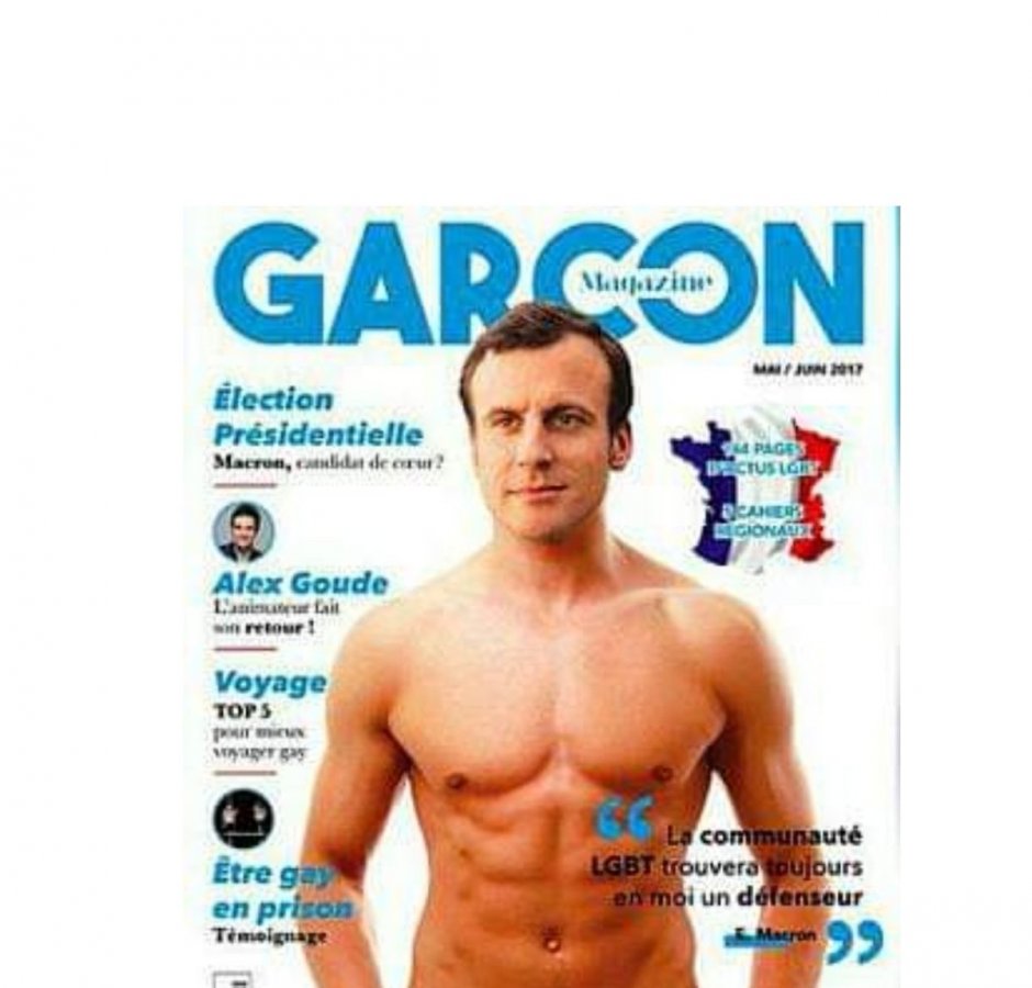 Macron's wife Brigitte in a swimsuit