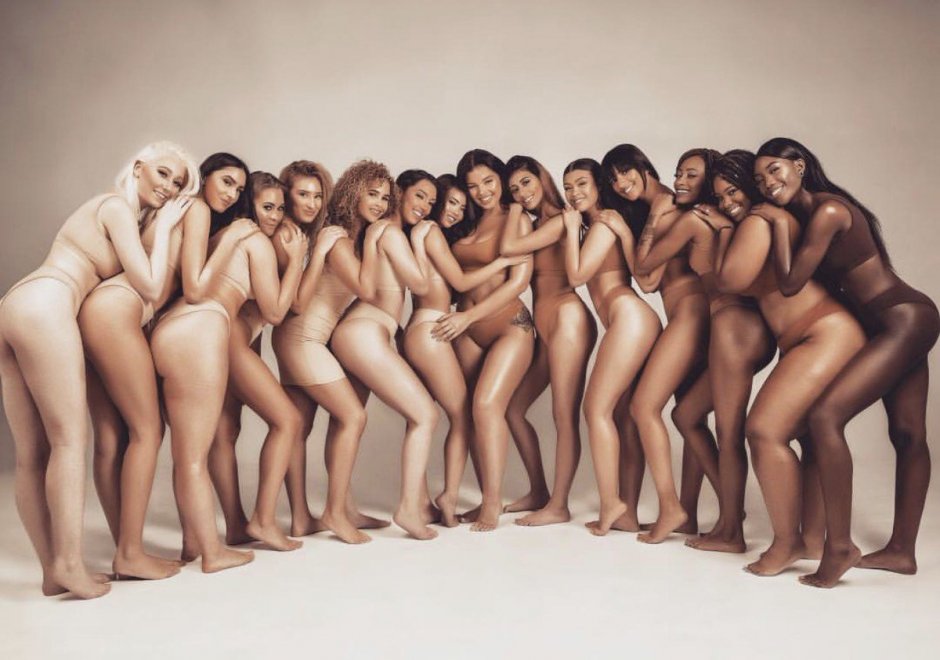 Naked women of different nationalities