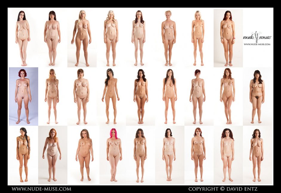 Anatomy nude with age