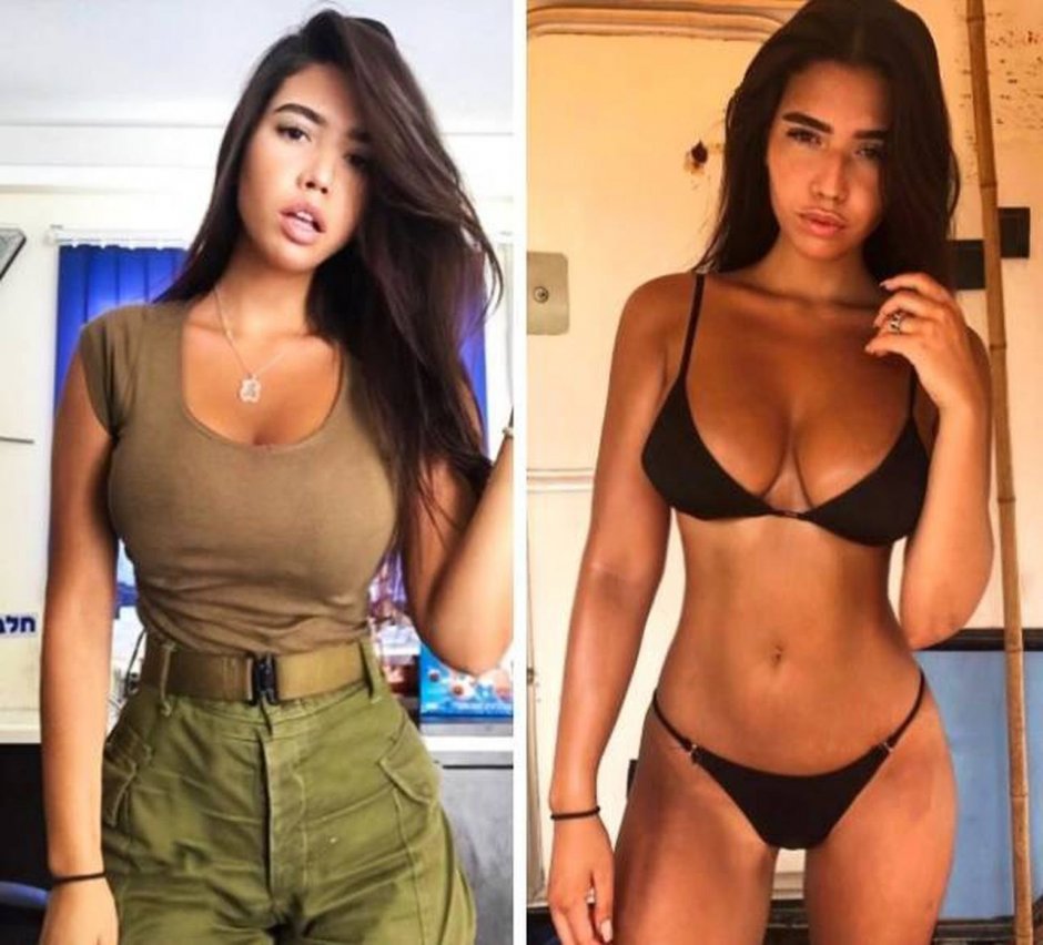 Girls of the Israeli army bikini