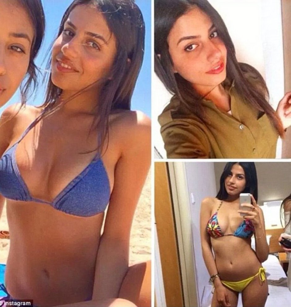 Girls Impaal in a swimsuit