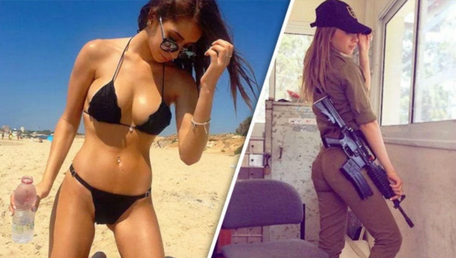 Israel Girls in the army in swimsuits