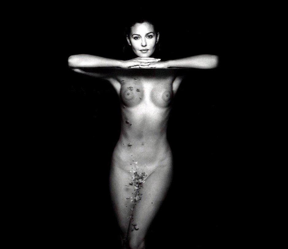 Monica Bellucci in the youth nude