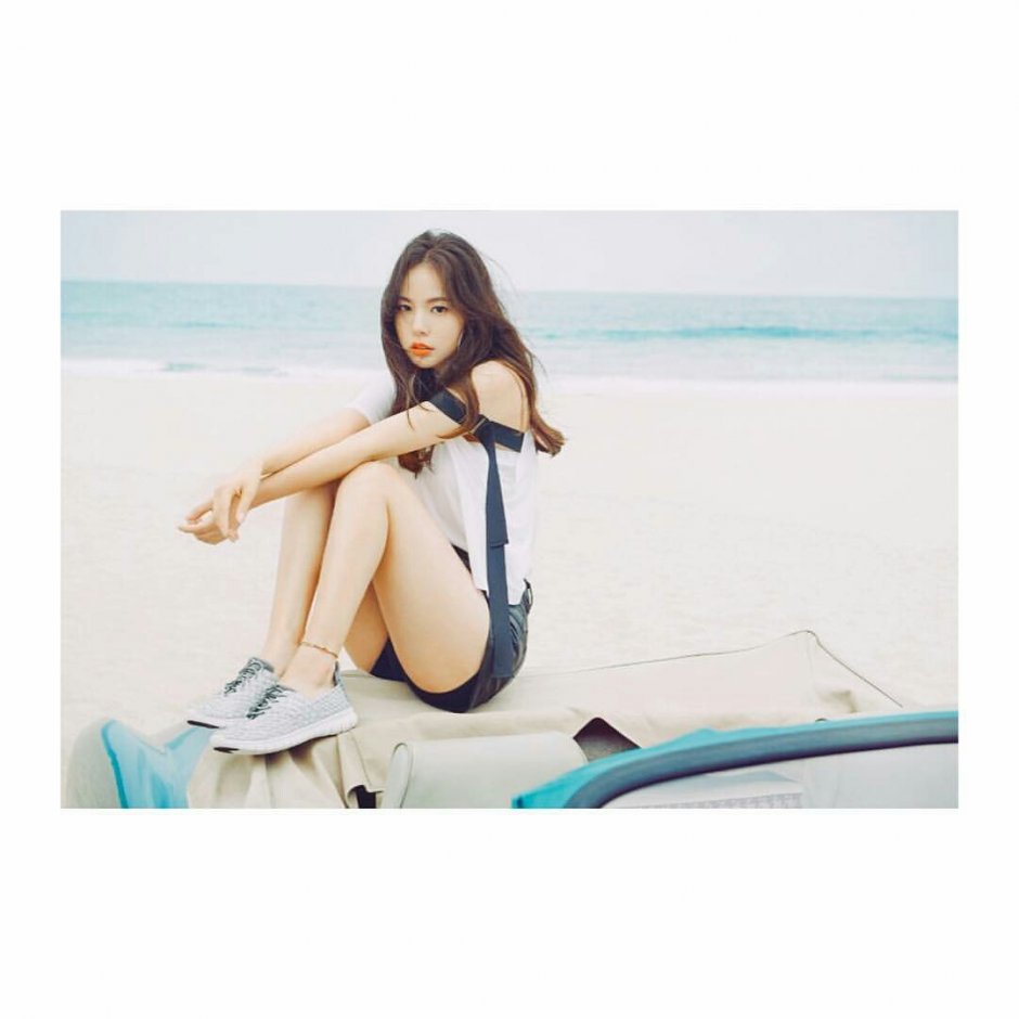 Nancy McDonie in a swimsuit