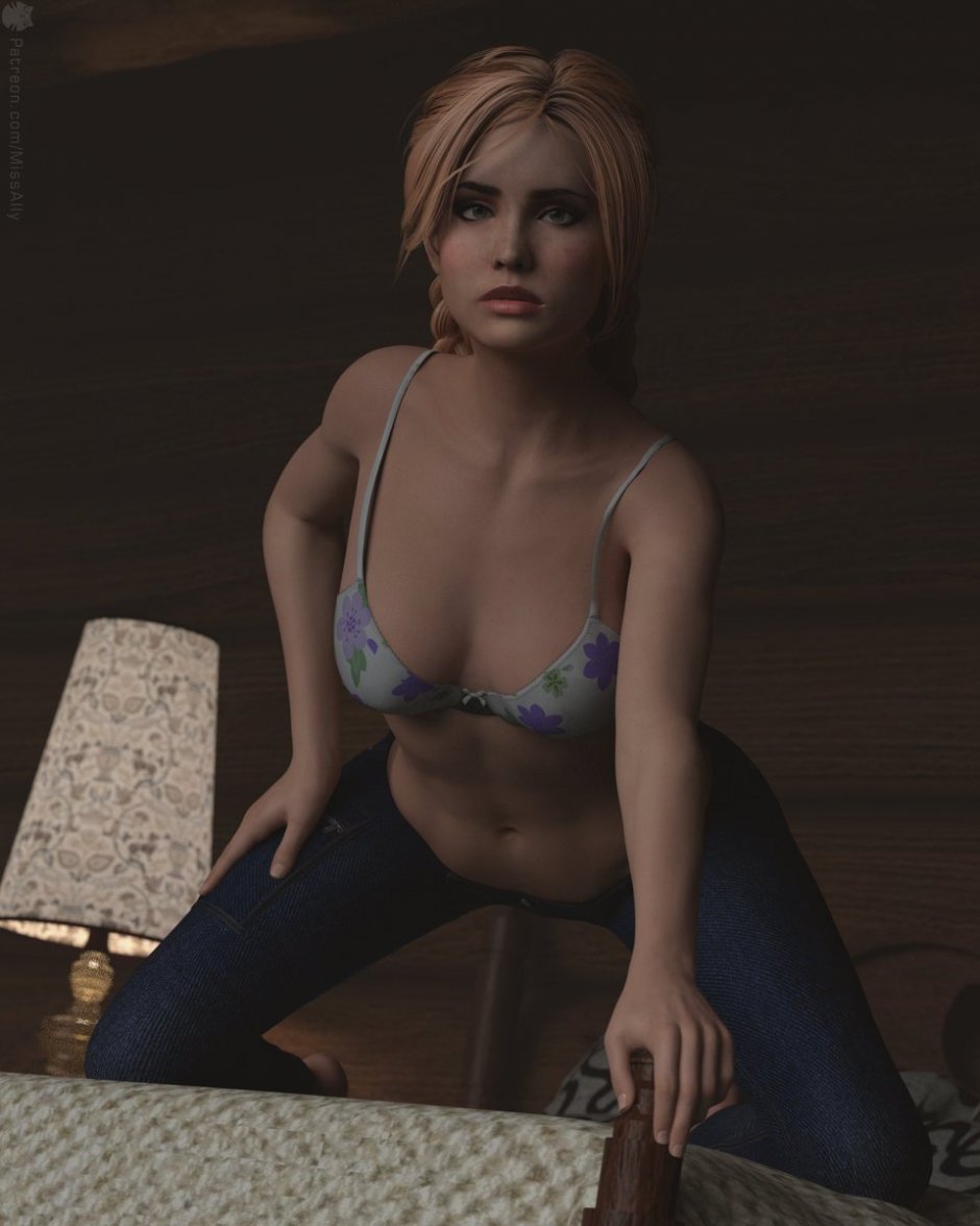Until Dawn Sam without a towel