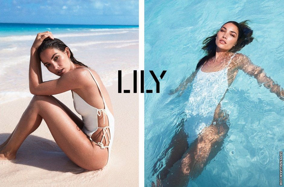 Lily Aldridge on the cover of the magazine