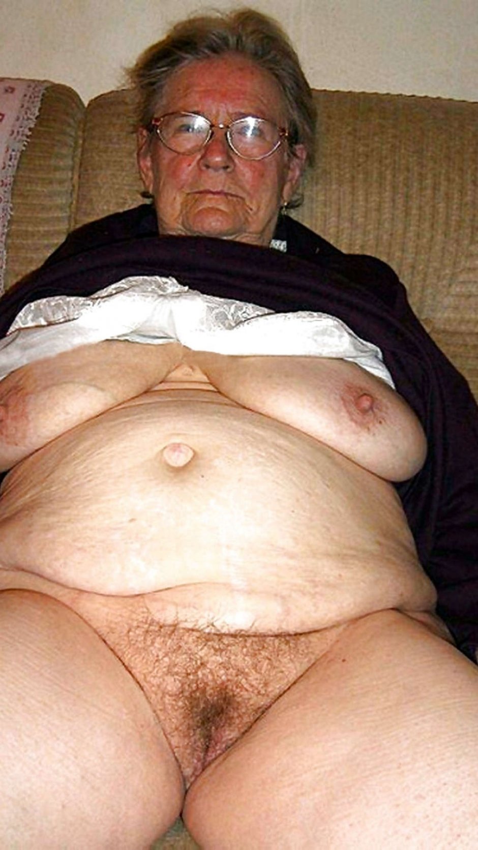 Fat hairy old women