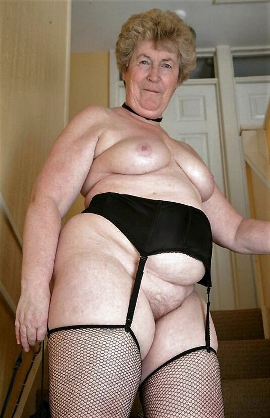 Old thick grandmothers in underwear