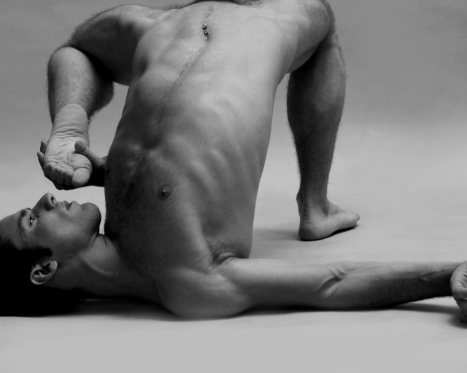 Beautiful naked male body