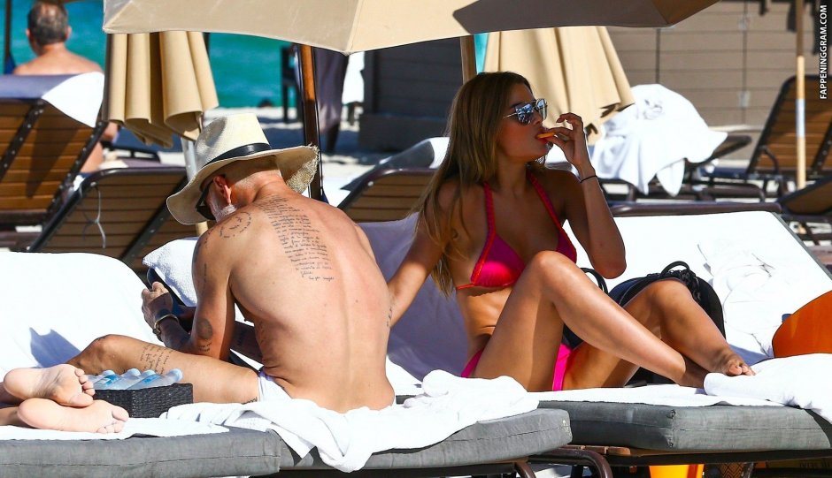 Ariadna Majewska in a swimsuit