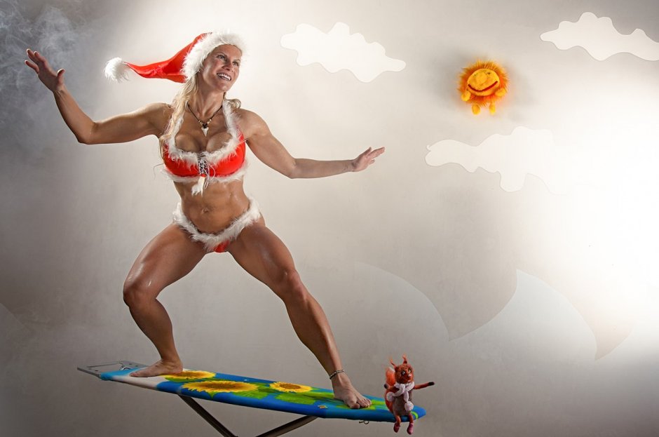 Bodybuilder Anastasia Motorina