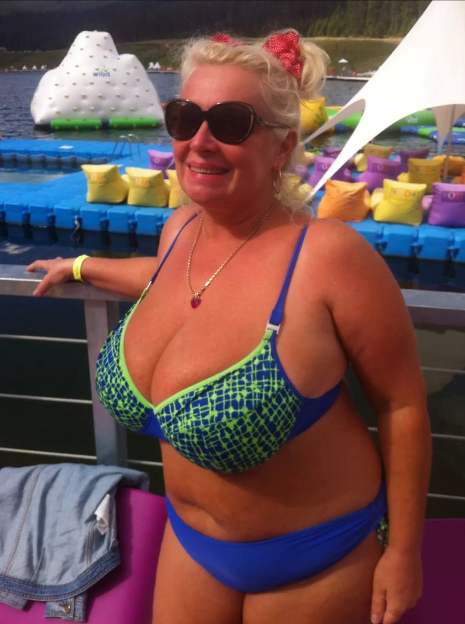 Beautiful boobs of older women