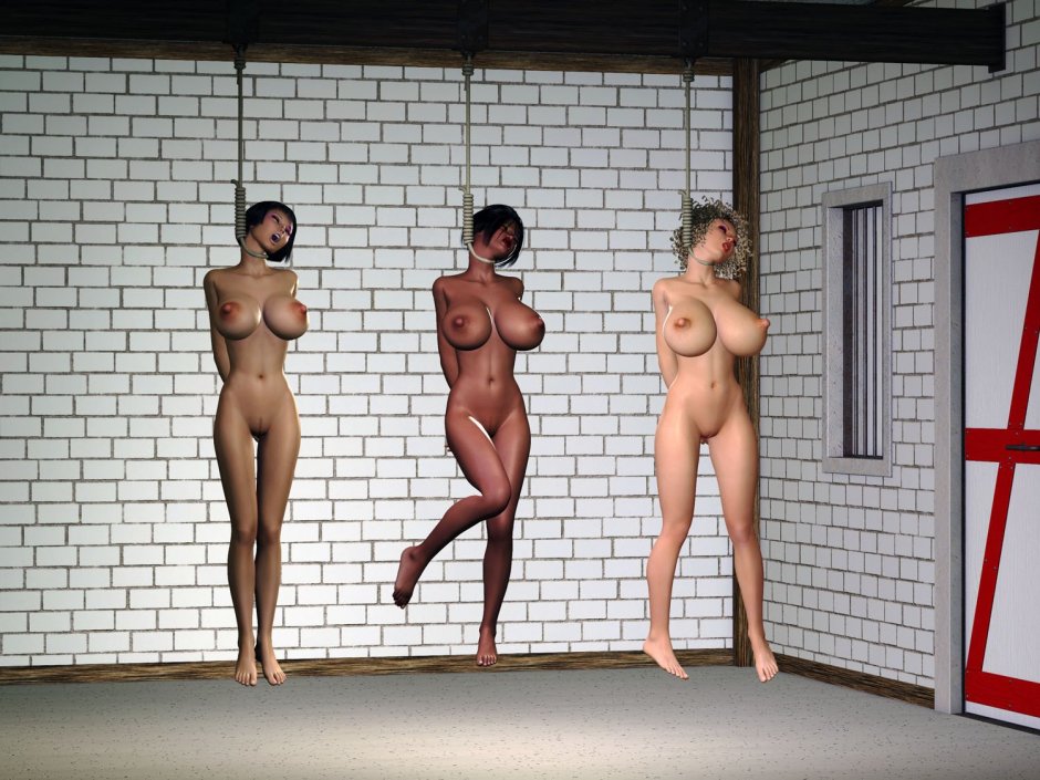 Hanging naked women