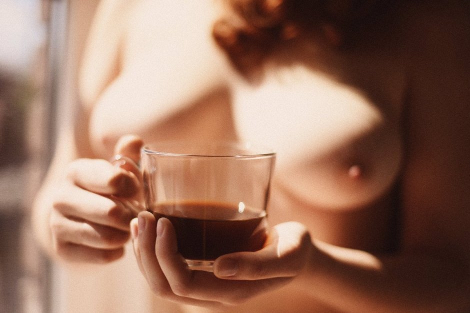 Beautiful breasts with milk