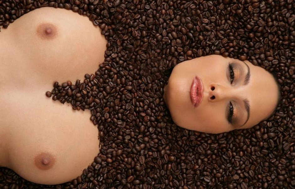 Erotic coffee with milk