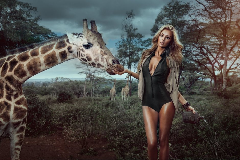 Girl African Safari
