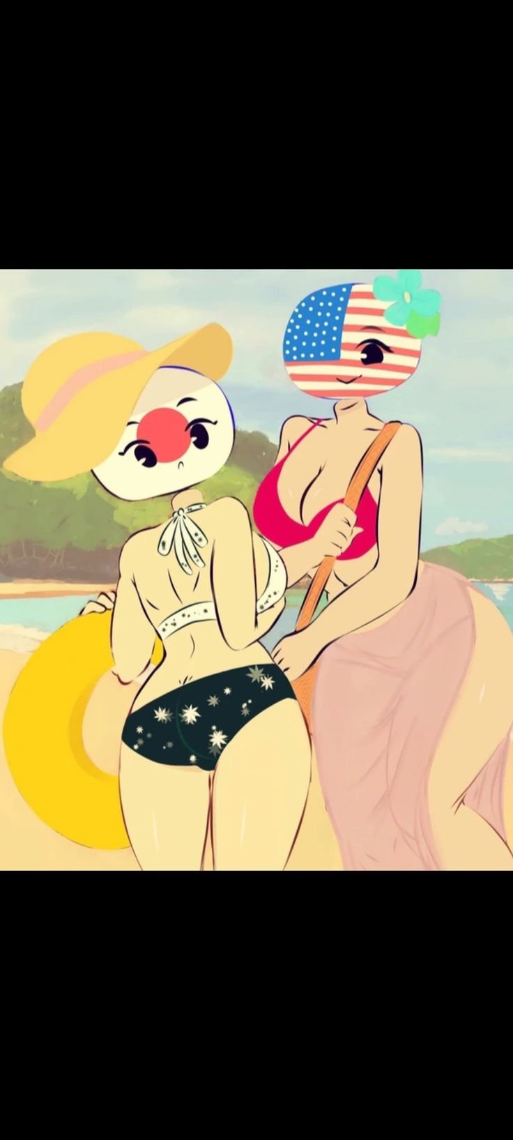 Countryhumans Japan Bikini