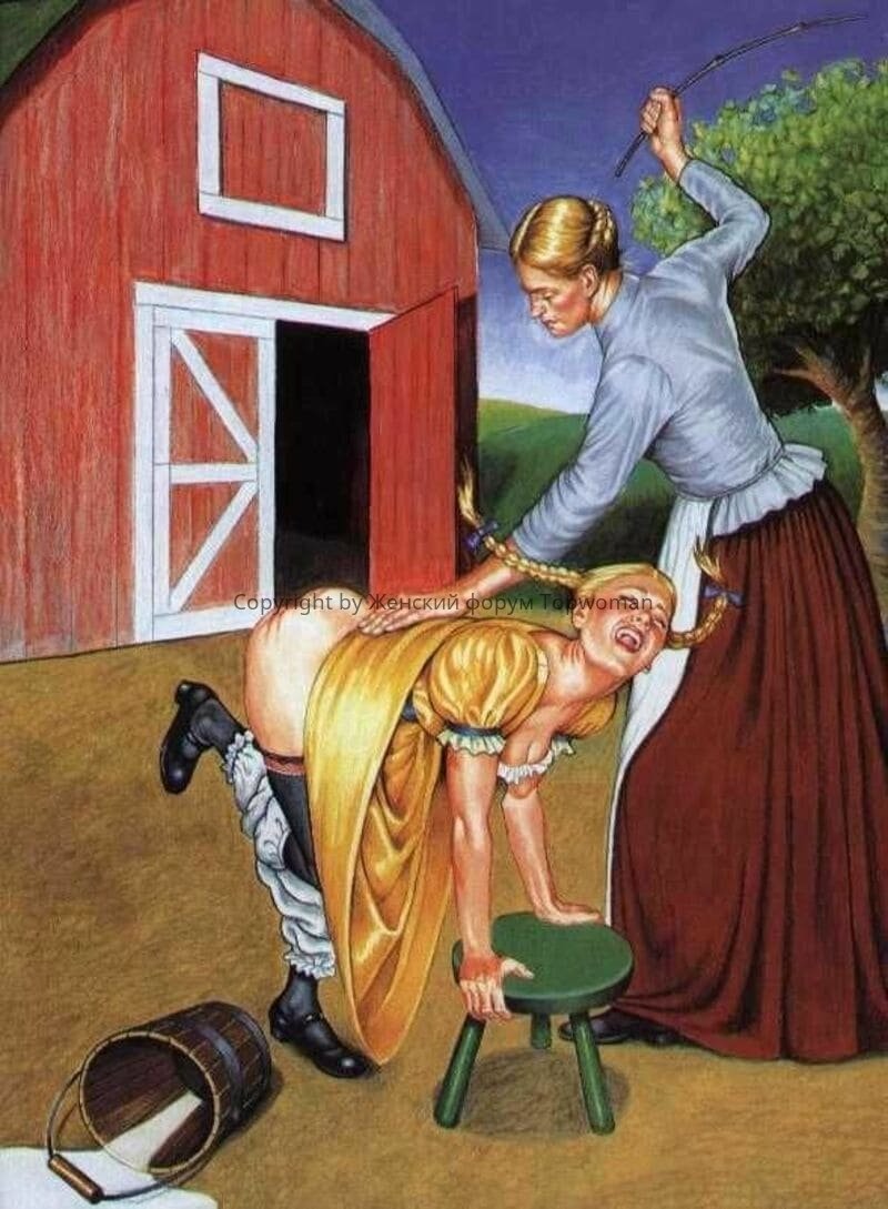 Punishment of girls flogging
