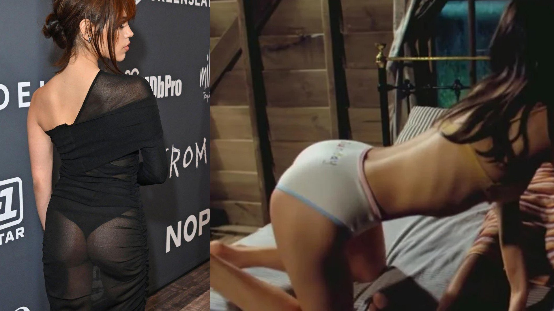 Jenna ortega pussy slip